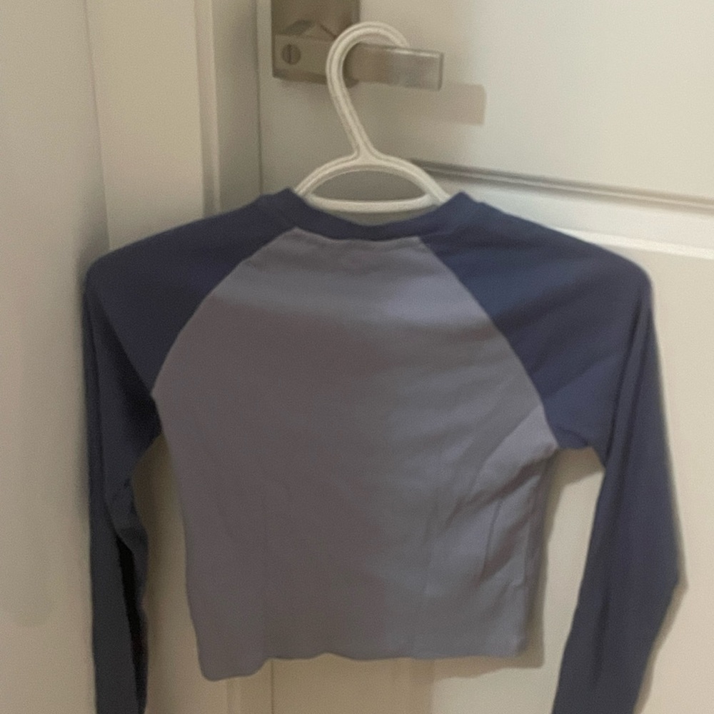 H&M Garfield Long Sleeve Shirt - Blue and Gray - Picture 2 of 3